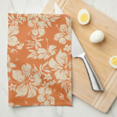 Hibiscus Pareau Hawaïaanse keukenhanddoek (Quarter Fold)