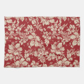 Hibiscus Pareau Hawaïaanse keukenhanddoek (Horizontaal)