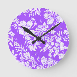 Hibiscus Pareau Hawaïaanse wandklokken
