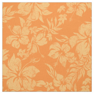 Hibiscus Pareau Hawaiian Floral Aloha Shirt Print Stof