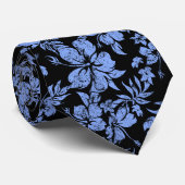 Hibiscus Pareau Hawaiian Floral, dubbelzijdig bedr Stropdas (Opgerold)