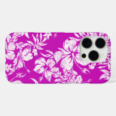 Hibiscus Pareau Hawaiian Floral Magenta Case-Mate iPhone Case (Achterkant (horizontaal))