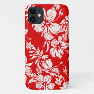 Hibiscus Pareau Hawaiian Floral Red Case-Mate iPhone Case