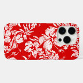 Hibiscus Pareau Hawaiian Floral Red Case-Mate iPhone Case (Achterkant (horizontaal))