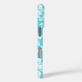 Hibiscus Pareau Hawaiian Floral Turquoise Case-Mate iPhone Case (Achterkant / Rechts)