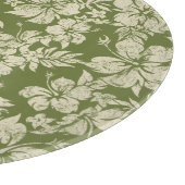 Hibiscus Pareau Hawaiian Glass Cutting Board Snijplank (Hoek)