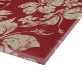 Hibiscus Pareau Hawaiian Glass Cutting Board Snijplank (Hoek)