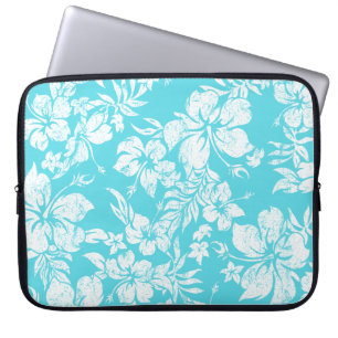 Hibiscus Pareau Hawaiian Neopree Wetsuit Laptop Sleeve