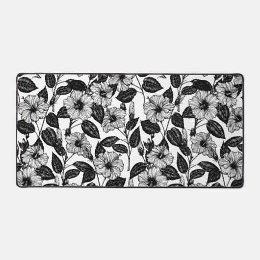 Hibiscus-patroon Bureaumat (Voorkant)