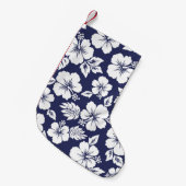 Hibiscus-patroon Kleine Kerstsok (Voorkant (Hangend))