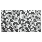 Hibiscus-patroon Kussensloop (Voorkant-Links)