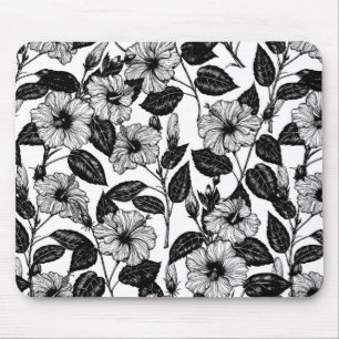 Hibiscus-patroon Muismat