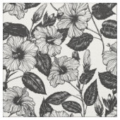 Hibiscus-patroon Stof (Close Up)