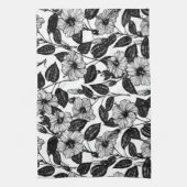 Hibiscus-patroon Theedoek (Verticaal)
