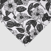 Hibiscus-patroon Tissuepapier (Detail)