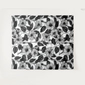 Hibiscus-patroon Wandkleed (Voorkant (horizontaal))