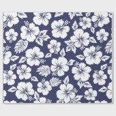Hibiscus pattern cadeaupapier (Vlak)