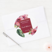 Hibiscus Perfume Label (Envelop)
