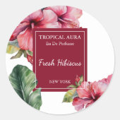 Hibiscus Perfume Label (Voorkant)