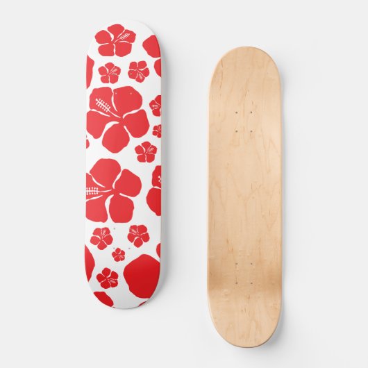 Hibiscus Persoonlijk Skateboard (Voorkant)