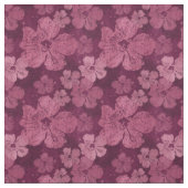 Hibiscus Pink Flowers Batik Stof (Swatch)