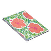 Hibiscus Pop Art Pattern Notitieboek (Rechterzijde)