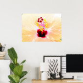 Hibiscus Poster (Thuiskantoor)