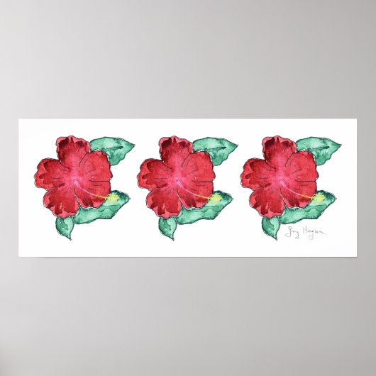Hibiscus Posters en Prints (Voorkant)
