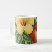 hibiscus print koffiemok (Voorkant links)