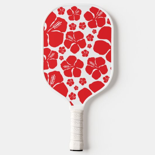 Hibiscus Print Pickleball Paddle (Achterkant)