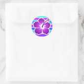 Hibiscus Ronde Sticker (Tas)