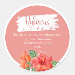 Hibiscus Salve / balsem / Zeep Label