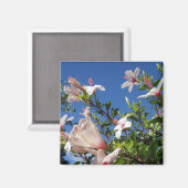 Hibiscus Schilderachtig Magnet (Voorkant / Achterkant)