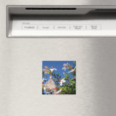 Hibiscus Schilderachtig Magnet (Insitu (Vaatwasser))