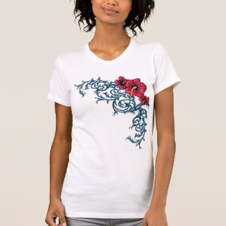 HIBISCUS SCHOKKEN T-SHIRT