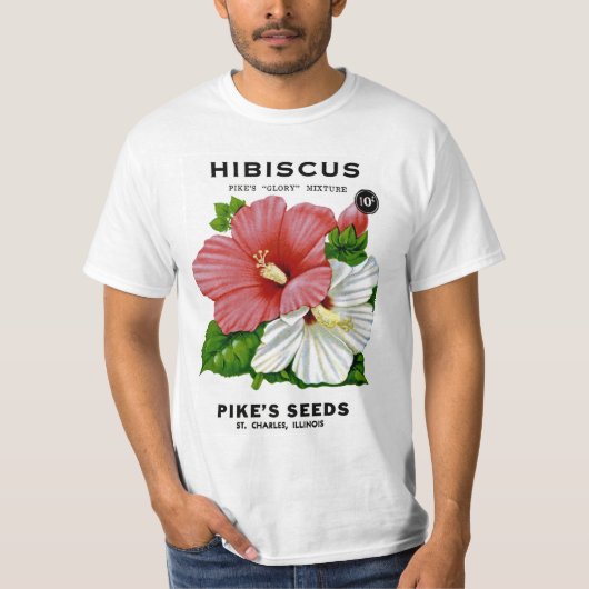 Hibiscus Seed Packet T-shirt (Voorkant)