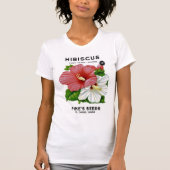 Hibiscus  Seed Packet T-shirt (Voorkant)