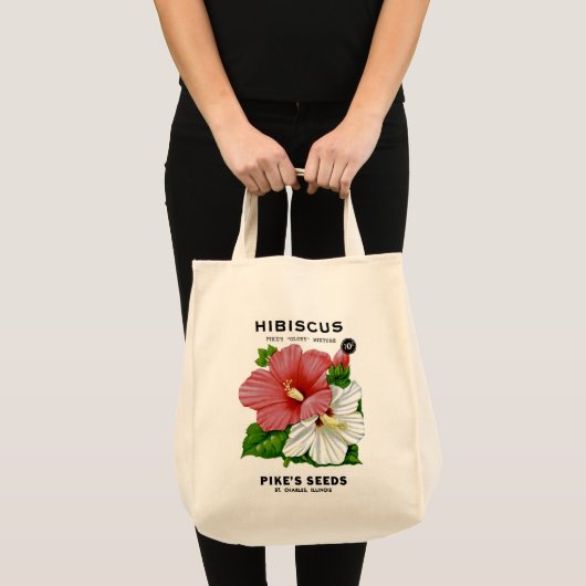 Hibiscus  Seed Packet Tote Bag (Voorkant (product))