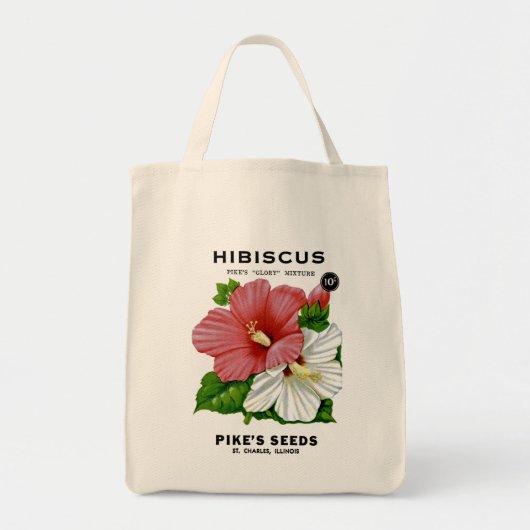 Hibiscus  Seed Packet Tote Bag (Voorkant)