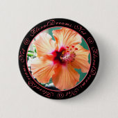 Hibiscus Sensation Button (Voorkant)