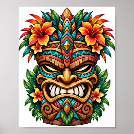 Hibiscus Shield Guardian Poster (Voorkant)