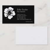 Hibiscus Sjabloon Visitekaartje (Voorkant / Achterkant)