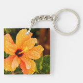 Hibiscus Sleutelhanger (Achterkant)