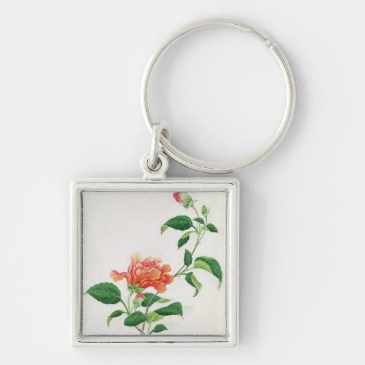 Hibiscus Sleutelhanger (Voorkant)