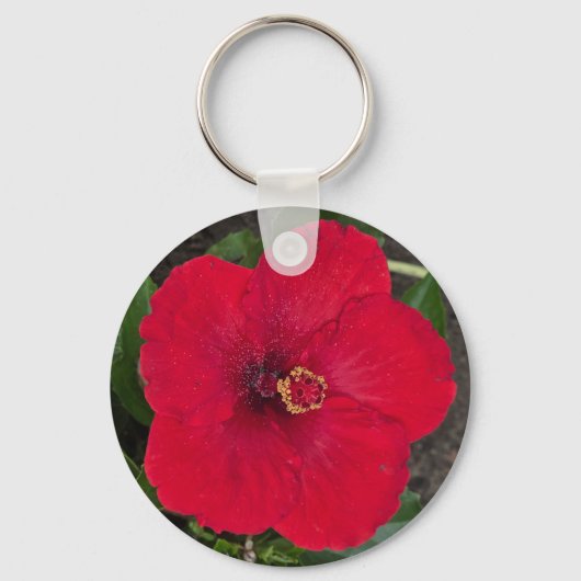 Hibiscus Sleutelhanger (Voorkant)