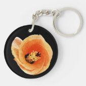 Hibiscus Sleutelhanger (Achterkant)