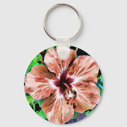 Hibiscus Sleutelhanger (Voorkant)