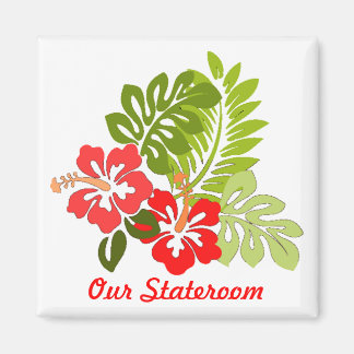 Hibiscus Small Stateroom Deurmagneet Magneet
