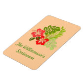 Hibiscus Stateroom Deurmarker Magneet (Linkerzijde)