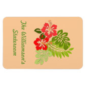 Hibiscus Stateroom Deurmarker Magneet (Horizontaal)